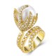 Ring for Women with Big Seashell Pearl