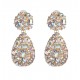 Fashion Maxi Statement Earrings Waterdrop With Crystals