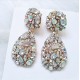 Fashion Maxi Statement Earrings Waterdrop With Crystals