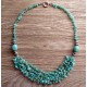 Natural Green Aventurine Chip Beads Necklace