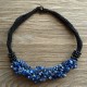 Sodalite Natural Stone Chip Beads Nylon Line Necklace