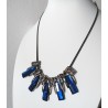 Collar elegante con cristales azules Ravello