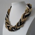Hand-woven Gold Necklace Mirage