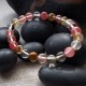 Natural Semi Precious Stone Bracelets, 8mm Beads