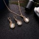 Jewelry Set for Women With Peacock Pendant