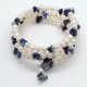 Freshwater Pearl and Natural Sodalite Bracelet