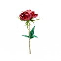 Enamel Red Rose Flower Brooch
