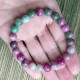 Natural Semiprecious Stone Sugilite Beads 8mm Bracelet