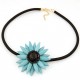 Necklace with Big Flower Pendant
