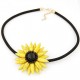 Necklace with Big Flower Pendant