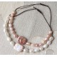 Pulsera de perlas naturales y una gran Perla Barroca rectangular