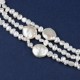 White Nugget Pearl Necklace with Coin Pearls