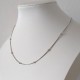 925 Sterling Silver Round Pendants Bead Chain Necklace