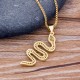 Classic Animal Snake Dangle Women Pendant Necklace