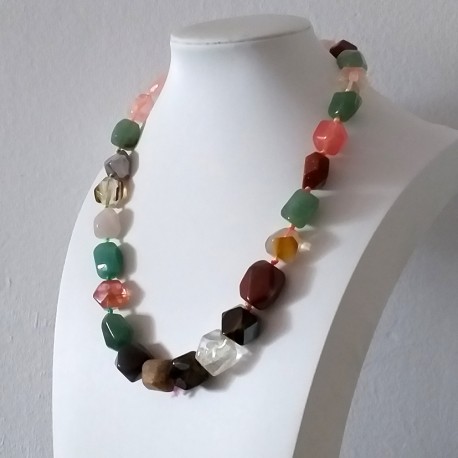 Natural Mixed Maxi Stones Necklace