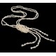 Long Irregular Shape Freshwater Pearl Necklace