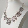 Ethnic Vintage Silver Geometric Necklace