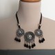 Collar artesanal de plata Tibetana Casablanca