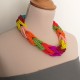 Colorful Bogemia Beads Choker Statement Necklace
