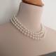 Long Acrylic Pearl Necklace 
