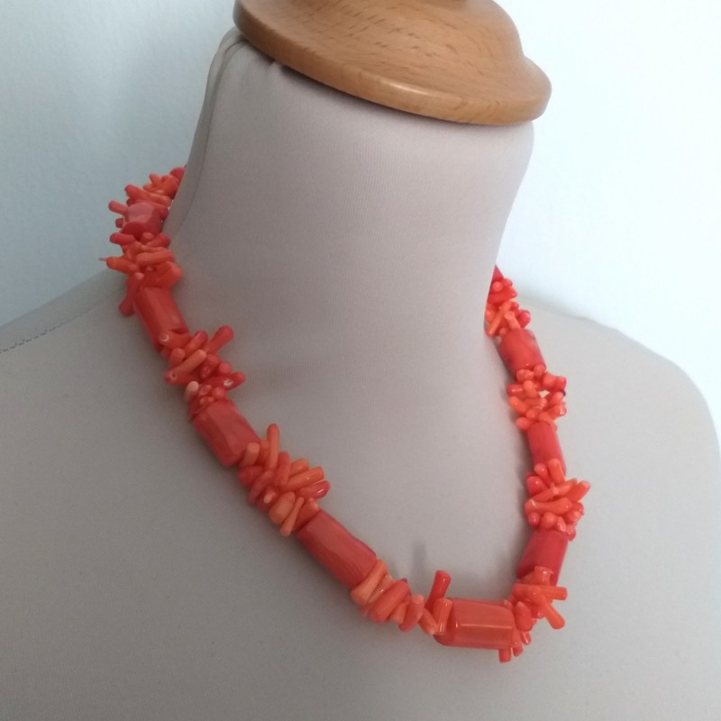 Luxury 3MM Orange Coral Necklace Small Size Gem Stone Women Wedding Love  Collare Tiny Gemstone Jewelry - AliExpress