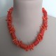 Natural Orange Coral Necklace