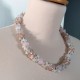 Necklace with semiprecious stone beads Tahiti