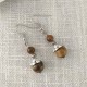 Beautiful Tibet Silver & natural stone or crystal Earrings