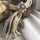 Elegant White Acrylic Pearls Short Necklace