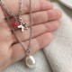 Silver Color Multi Layer Necklaces Set with Marine Pendants