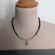 Natural Stone Waterdrop Pendant Minimalist Choker Necklace
