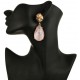 Big Crystal Statement Earrings Water Drop