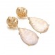 Big Crystal Statement Earrings Water Drop