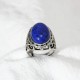 Anillo con piedra natural Lapis Lazuli