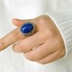 Anillo con piedra natural Lapis Lazuli