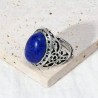 Anillo con piedra natural Lapis Lazuli