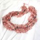 Multi Strand Pearl And Cherry Quartz Necklace