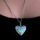 Luminous Heart Filigree Necklace