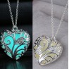 Luminous Heart Filigree Necklace