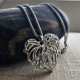 Heart pendant necklace with Crystals