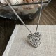 Heart pendant necklace with Crystals